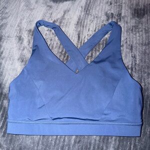 Lululemon Envital Sports Bra D/DD Utility Blue New w/o Tags 10 34